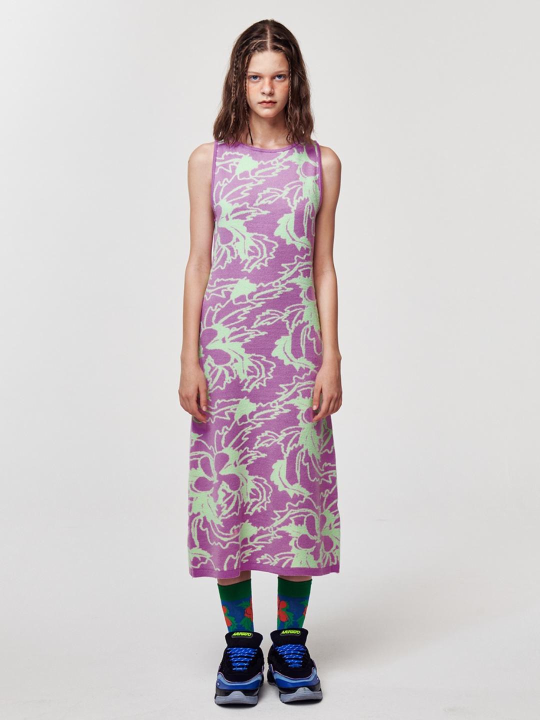 WILD POPPY KNIT 드레스 핑크