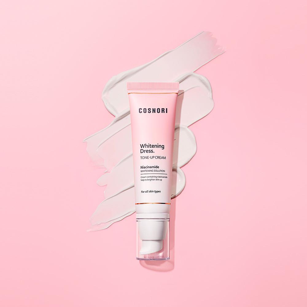코스노리 화이트닝 드레스 톤업크림 50ml (아보카도 마스크팩 1매 증정)