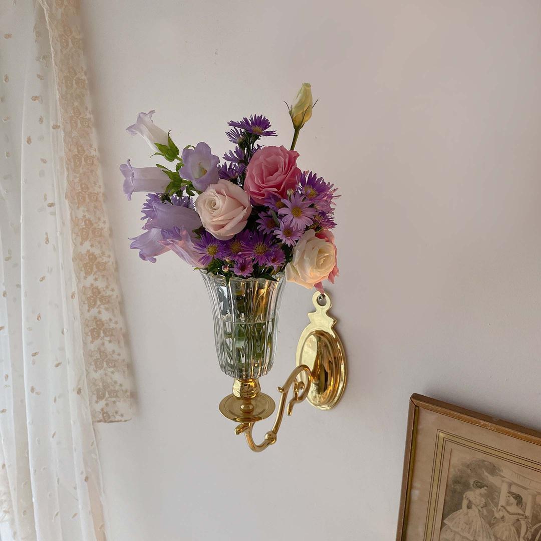 vintage wall hanging candle holder