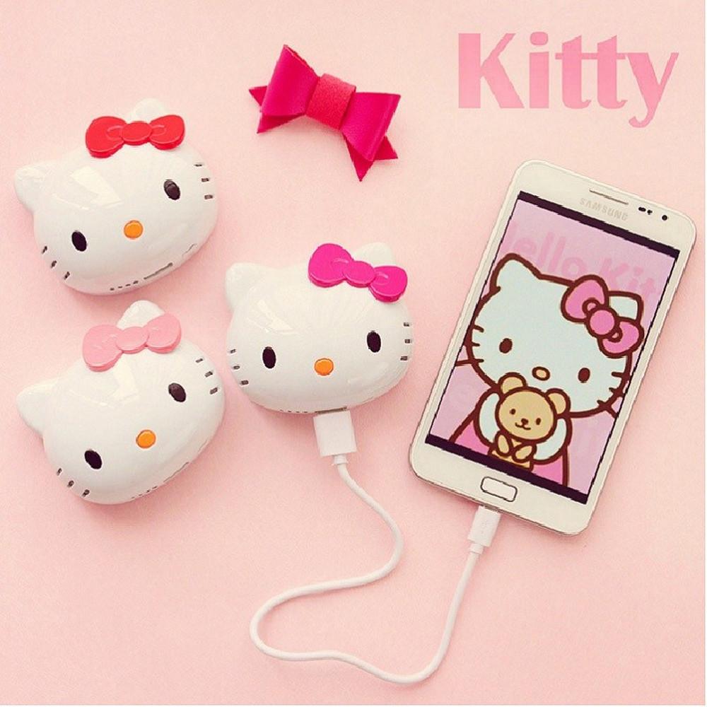 키티 캐릭터 보조배터리 선물용 포장 캐릭터 12000mAh