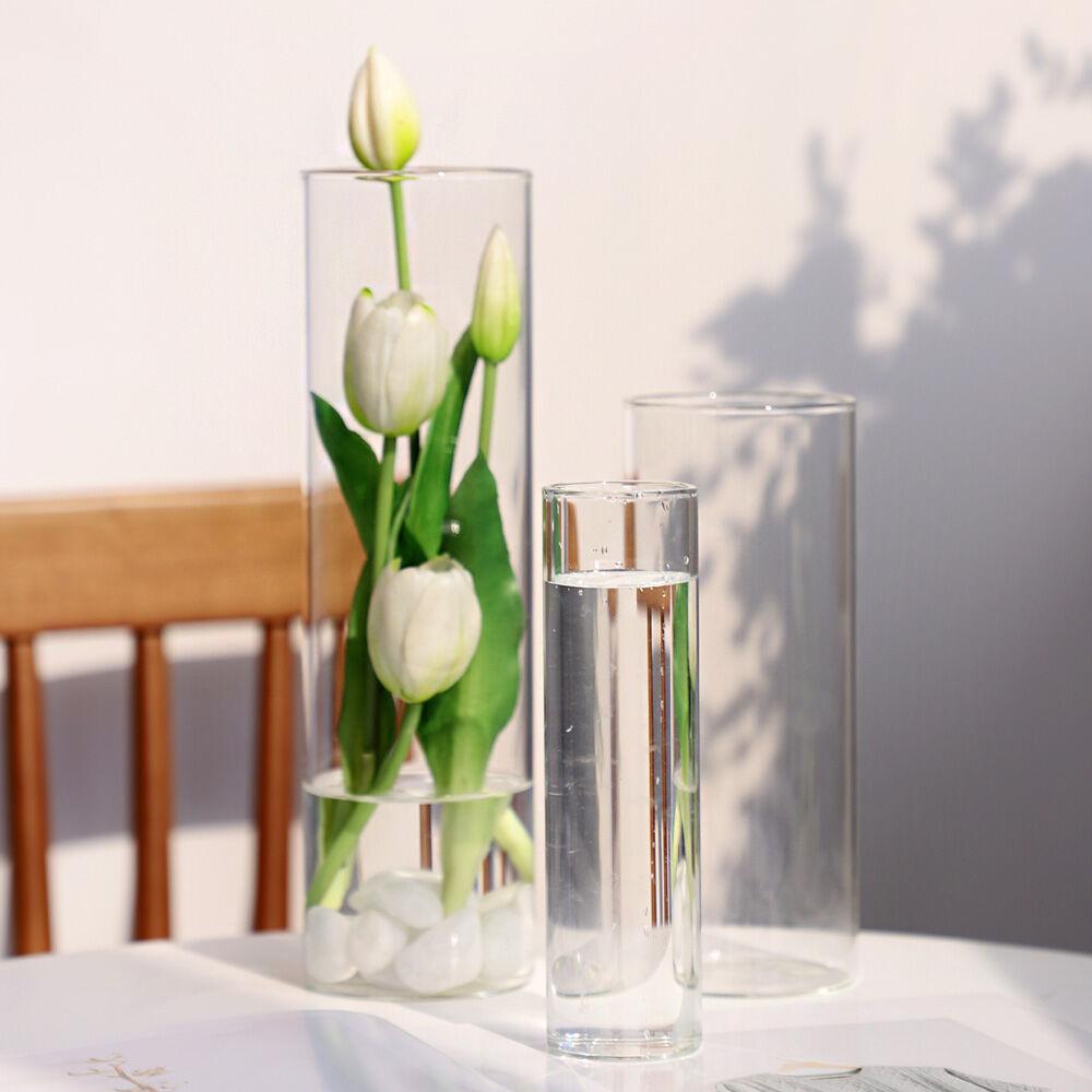 헤이스 일자 유리 화병 3size