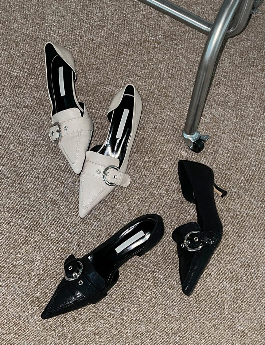 (3월초입고예정) BUCKLE STILETTO HEEL / 버클 스틸레토 힐