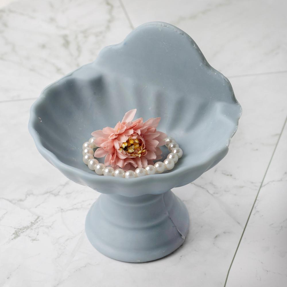 보석 조개트레이 홀더 실리콘입체몰드 홈오브제 디자인캔들