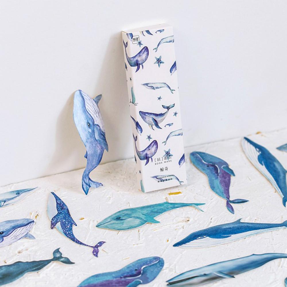 다이어리레시피 푸른고래 책갈피 30매