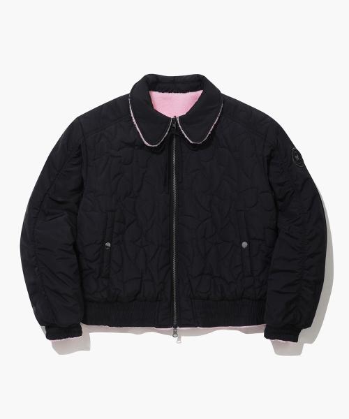 [BMUET(TE) X LECOQ] 리버시블 패딩 자켓 블랙(QP422OJKO7)