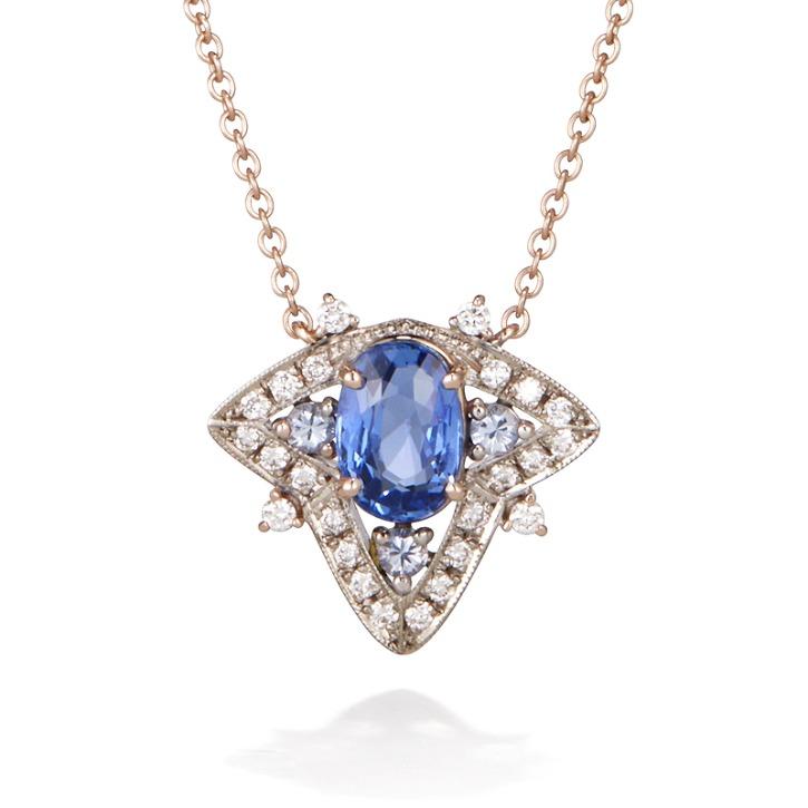 ANNA COMNENA BLUE SAPPHIRE NECKLACE