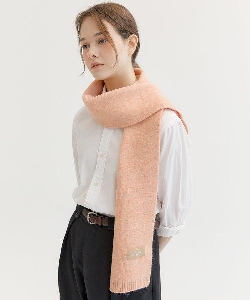 할렌(HALDEN)  knit wool muffler (M028_peach) - 사이즈 & 후기 | 무신사