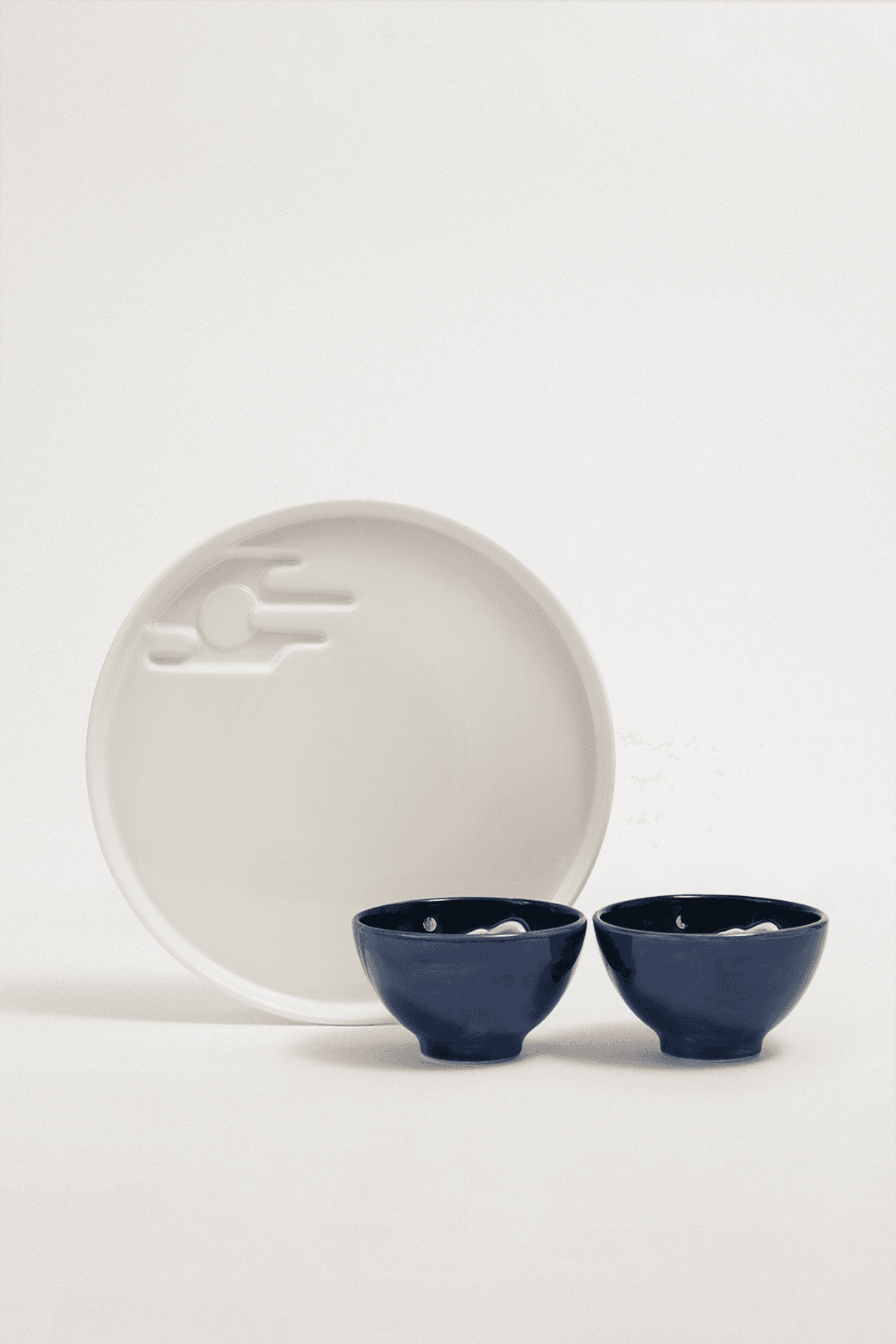 Moonlight Plate + Makgeolli Cup 2ea Set