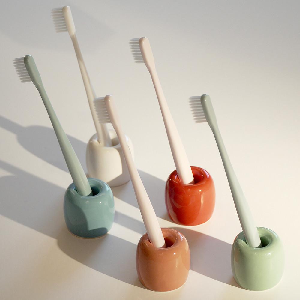 지라믹 도자기 칫솔꽂이 칫솔거치대 면도기거치대 홀더 걸이 대 사이즈