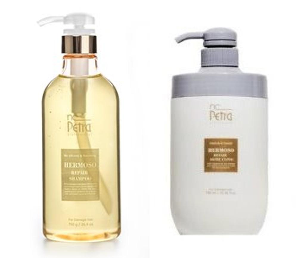 엔씨페트라 에르모소 프로폴리스 리페어 샴푸 1500g + 홈 크리닉 750g 대용량