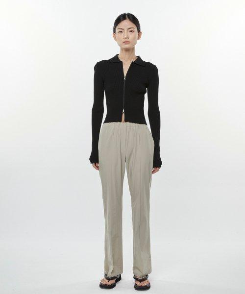 SIDE TAPE STRAIGHT PANTS (2COLORS)