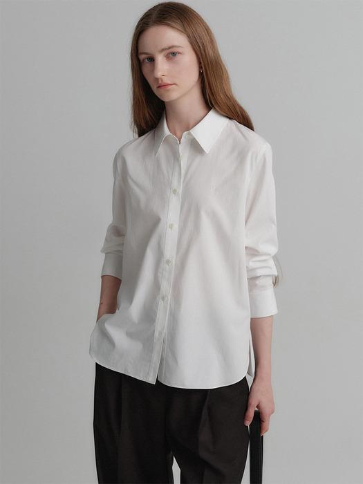 루미 베이직 셔츠_화이트 / LUMI BASIC SHIRTS_WHITE