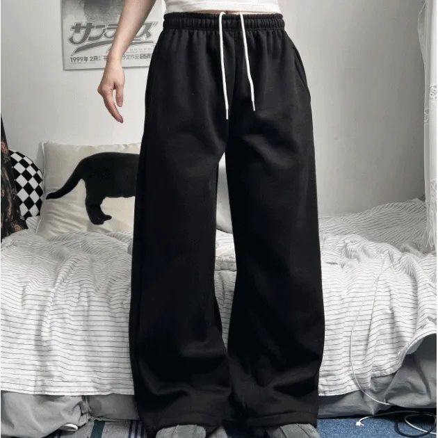 cotton balloon wide sweat pants