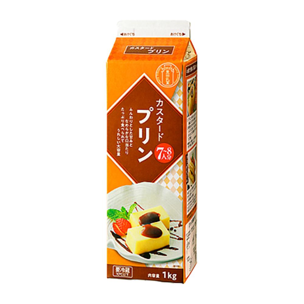 SNS최고인기템 교무슈퍼 일본 우유팩 대용량 카스타드 푸딩 젤리 7,8인용 [원산지:일본]