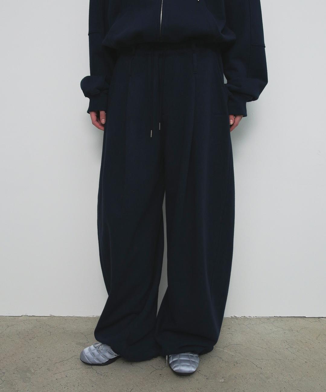 OVERFIT SWEAT PANTS_NAVY
