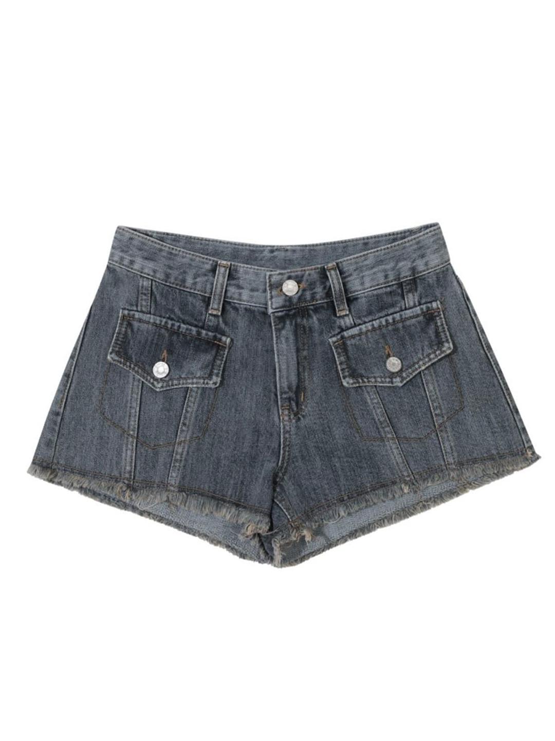 보헤미안서울 보헴서 웨스턴 포켓 데님 쇼츠 | 후루츠패밀리