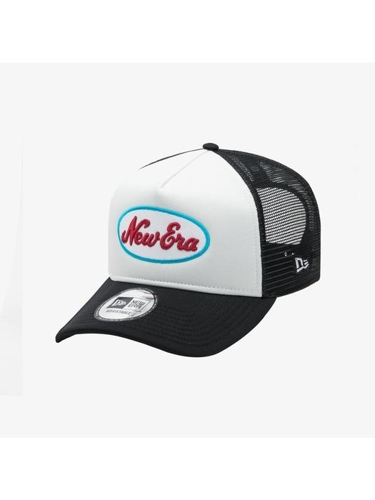 뉴에라 남녀공용 자수 로고 A프레임 볼캡 트러커 블랙 13784807