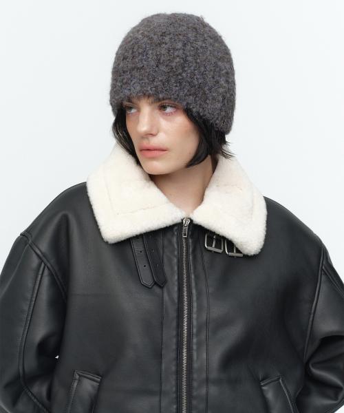 플러피 비니 [멀티 브라운]