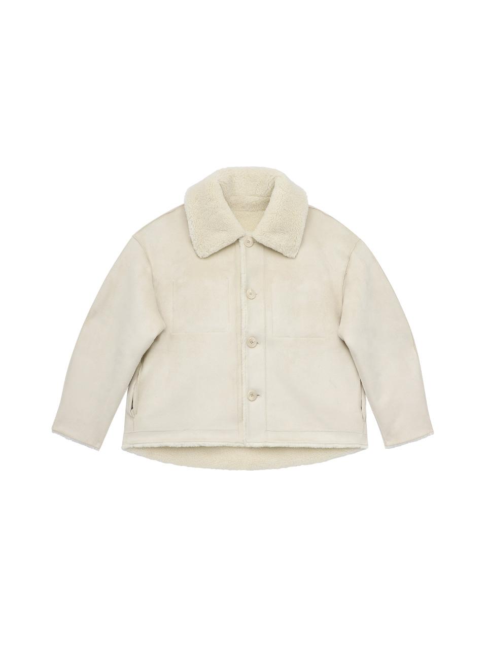 [22CW] 리버시블 무스탕 퍼자켓_IVORY