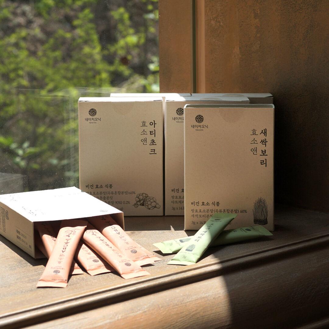 네이처오닉 효소앤 새싹보리 비건 효소 3g x 14포