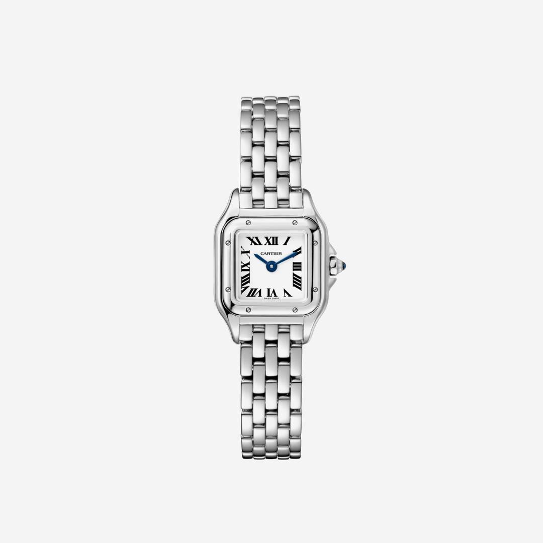 Cartier Panthere Watch Mini Quartz Steel Bracelet Steel