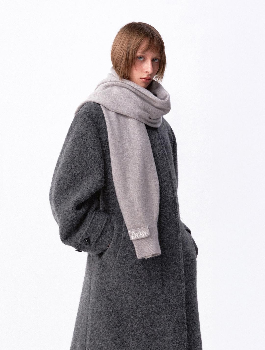 아비에 볼레로 머플러 (그레이)