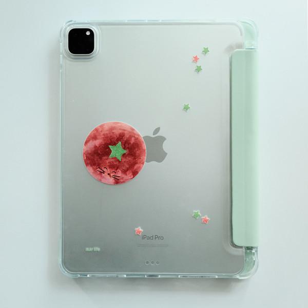 [ipad case] 별과 토마토 네코 (접이식)