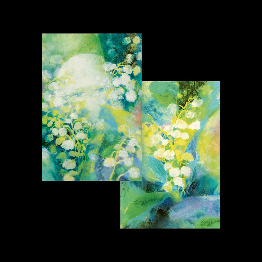 작가 전포롱 변화엽서 [ 은방울꽃 ]