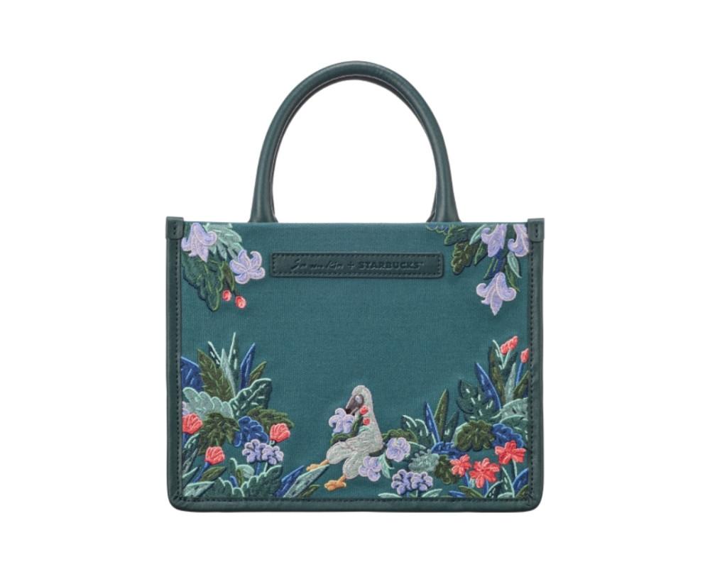 스타벅스 도도새 엠브로이더리 미니 토트백 김선우 작가 콜라보