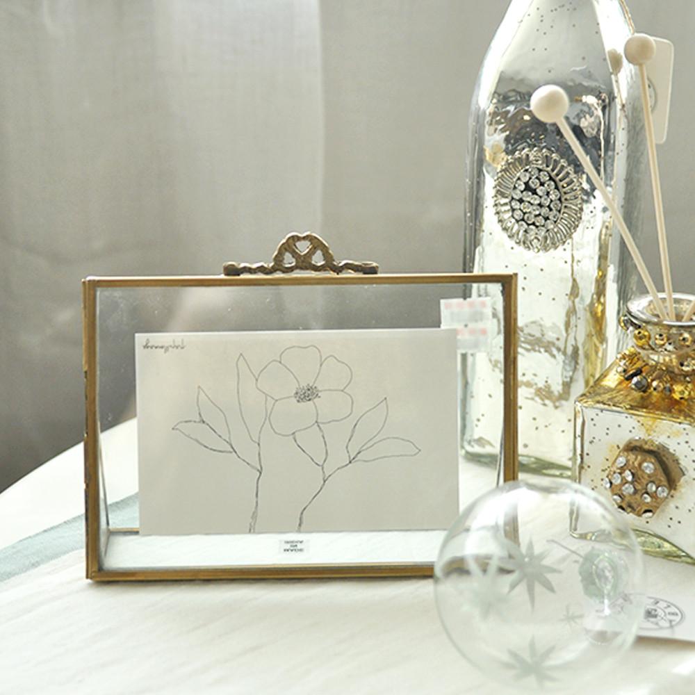 [꼬떼따블] 글라스 케이스 액자 (12632)