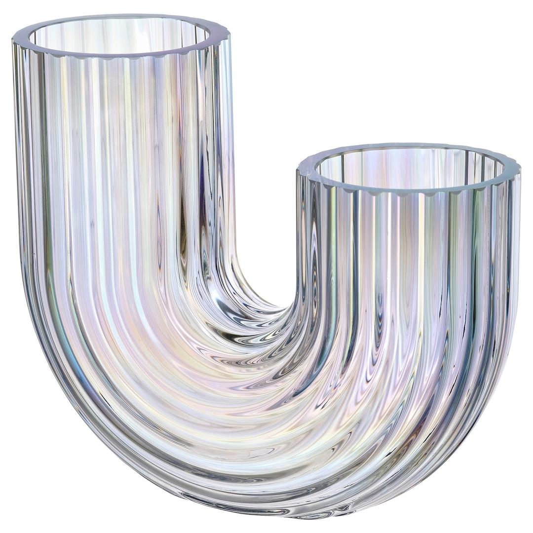 RÄFFELBJÖRK 레펠비에르크 꽃병 - 화이트펄 12 cm