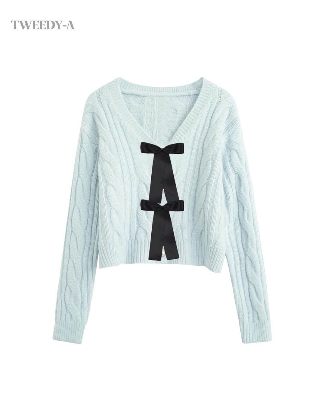 NEW 코지 소프트 가디건 라이트 블루