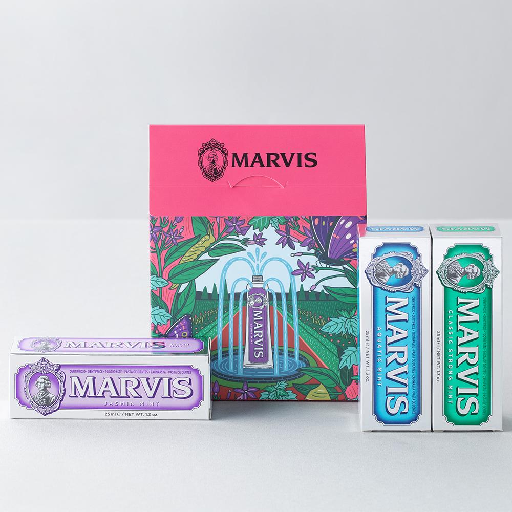 마비스 치약 25ml 3종 선물 세트