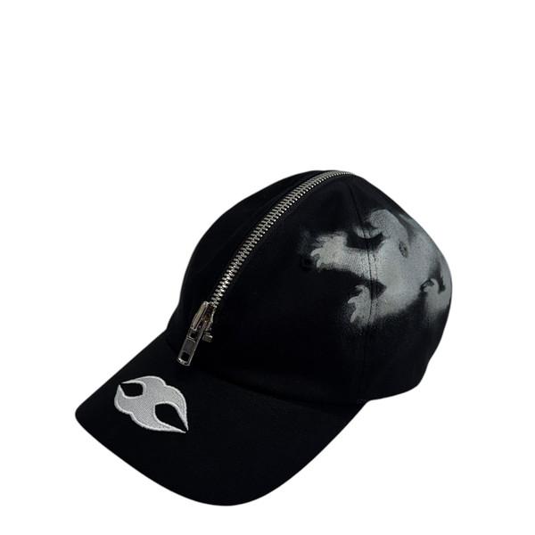 SPRAY ZIP LOGO CAP BLACK