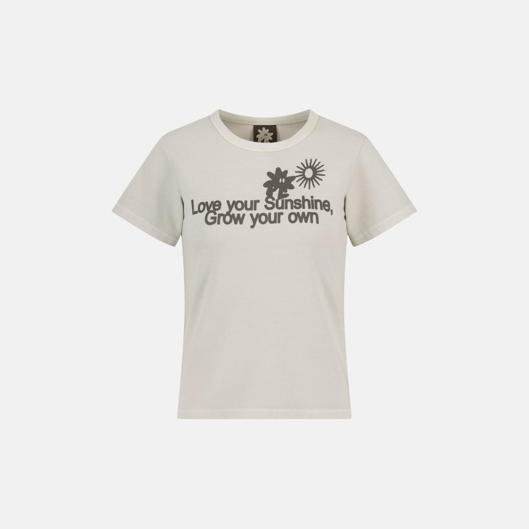 W Love Your Sunshine Tee Natural