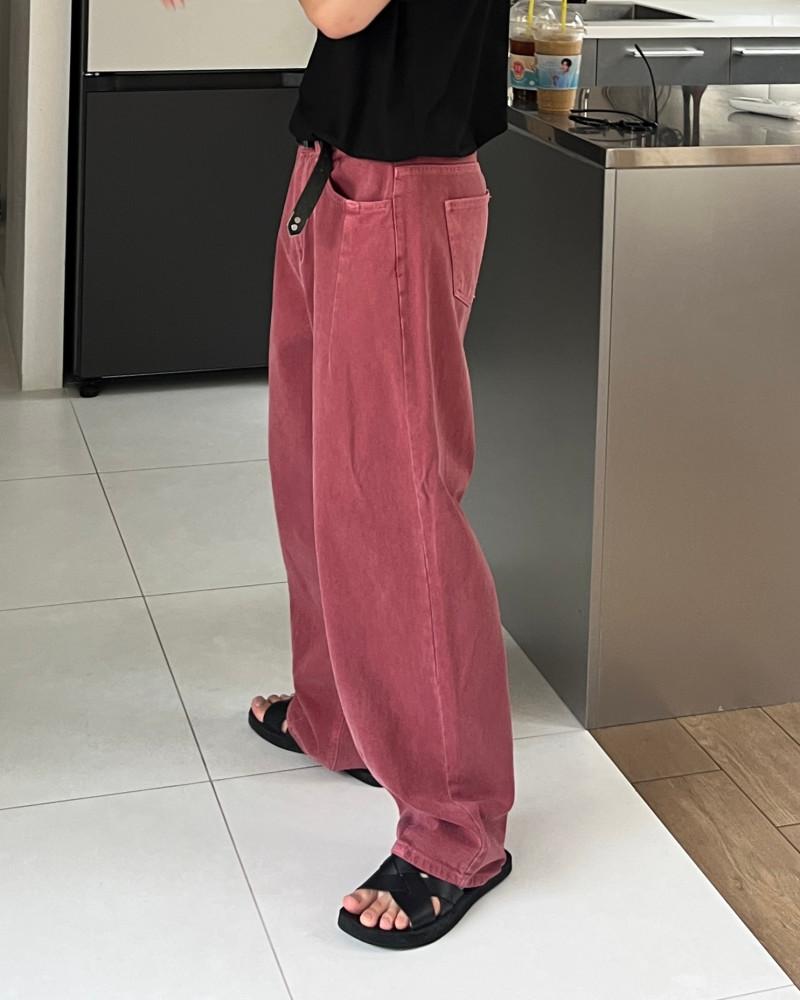 스트럭처드 남자통청바지 남자 여름 와이드 청바지 3color