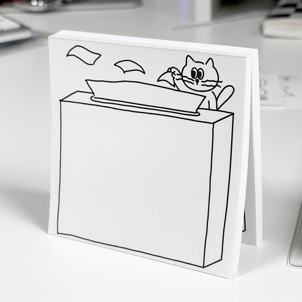 eddy tissue memo pad 애드하프 떡메모지