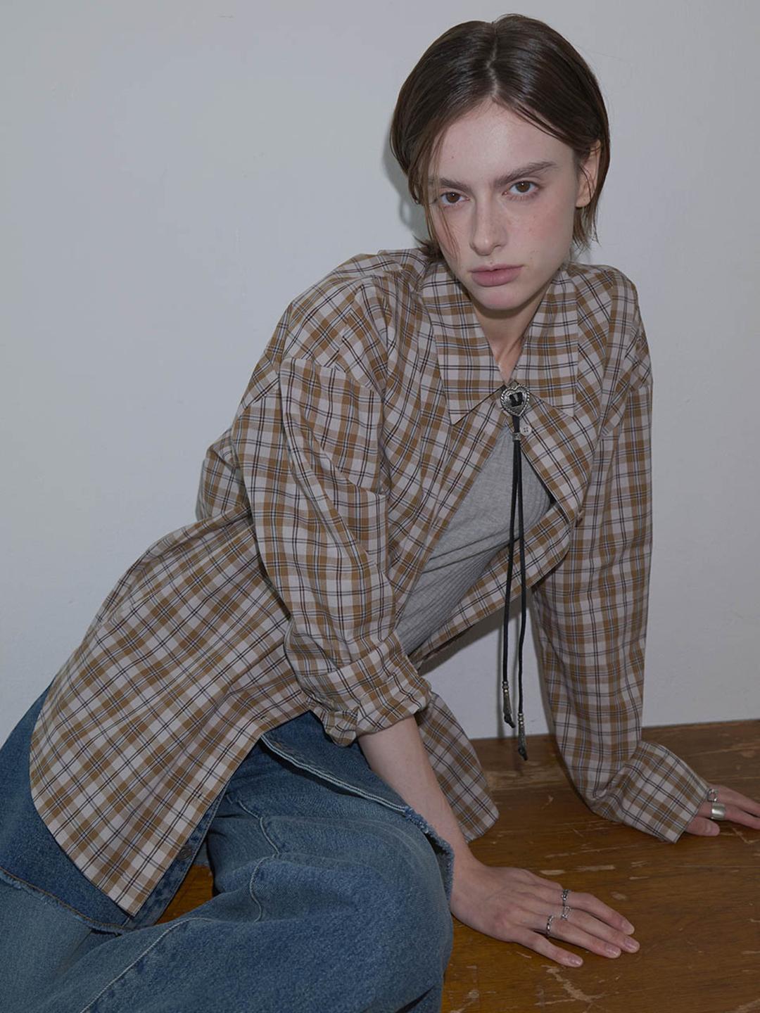 Loose-fit Check Shirts VW5AB212_2color