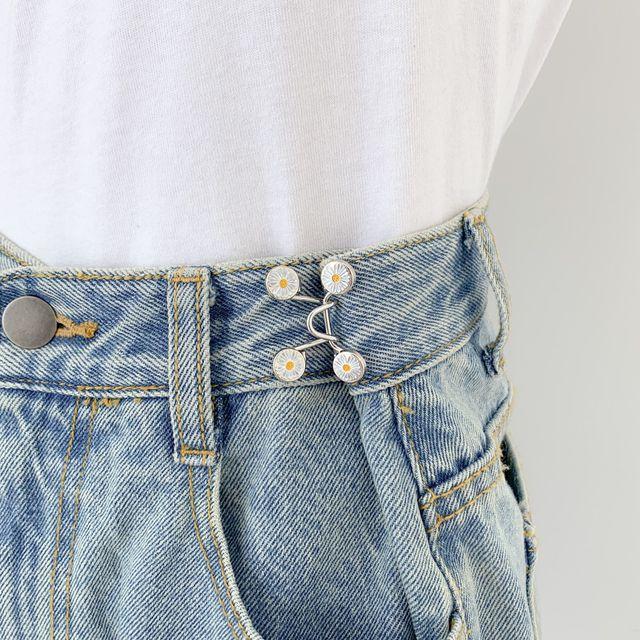 [당일출고/1+1할인/셀프허리수선] 요술 단추 원터치 바지 허리핏 줄이기 조절 매직 단추 5color