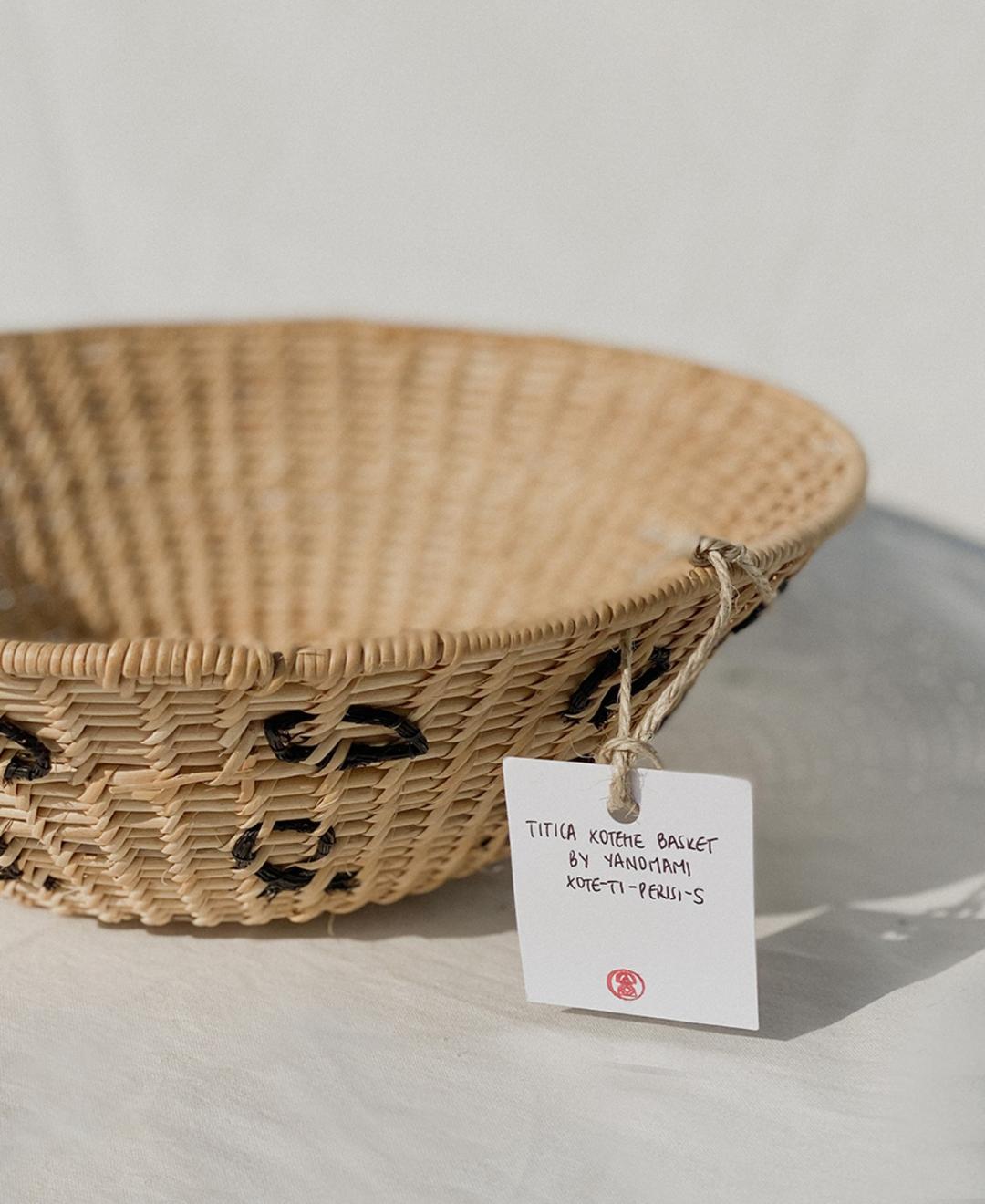[INCAUSA] 핸드메이드 Xotehe 바스켓 바구니 - Medium