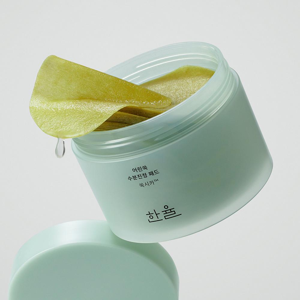 한율 어린쑥 수분진정 패드 60매 (170ml)
