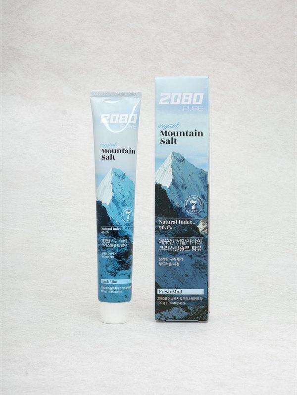 2080 퓨어 솔트 치약 크리스탈민트 100g