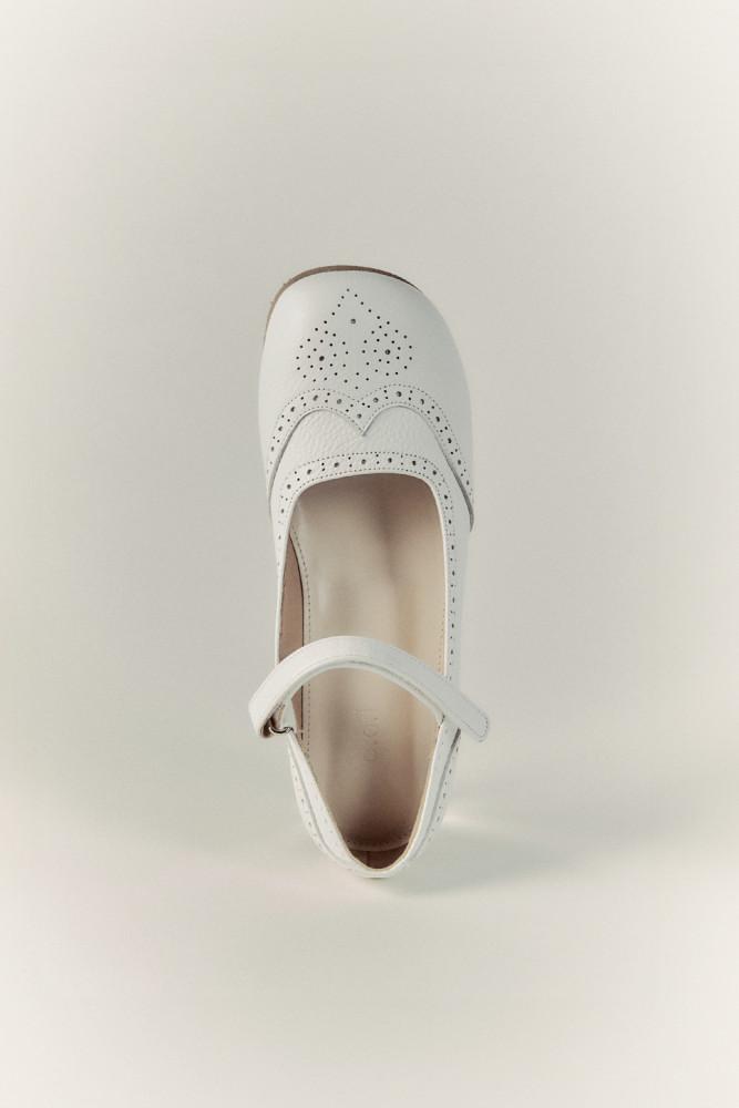 24PF 아일렛 메리제인  / 화이트 / 2cm