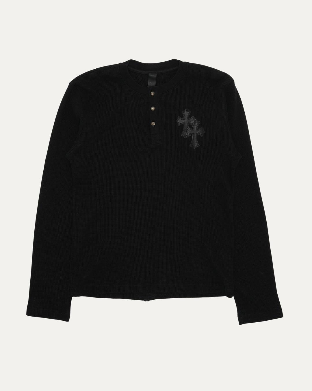 Cross Patch Henley Thermal - M / Black