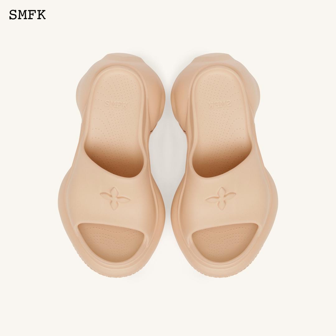 Compass Wave 누드 하이힐 범퍼 샌들 - 35