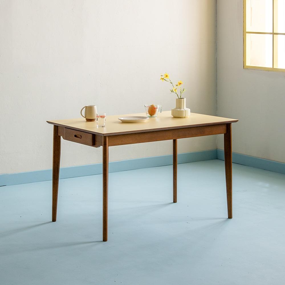 나탈리 라미네이트 원목 테이블 1200 2colors