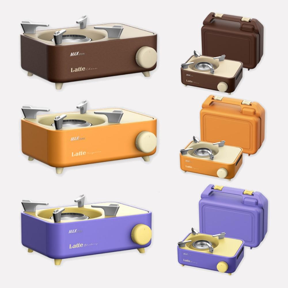 맥선 맥스 라떼 미니 스토브 휴대용 감성 캠핑 이소 부탄 가스버너 부르스타 가스렌지