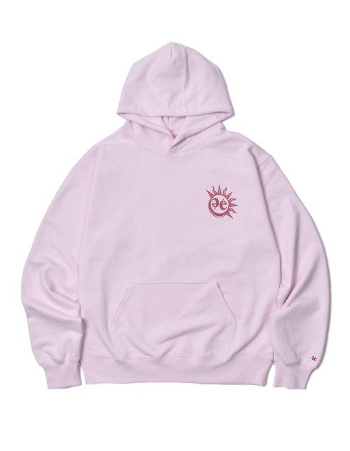 Sun Moon Logo Hoodie - Pink