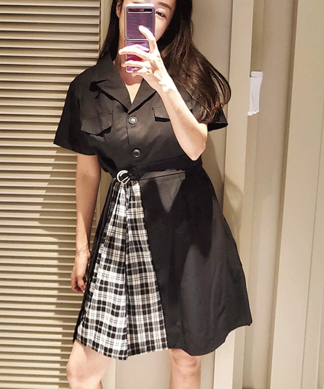 무배 하프체크 미니원피스(2호88까지)여름원피스,  데이트룩, 데일리룩, 하객원피스,키작녀,키큰녀추천