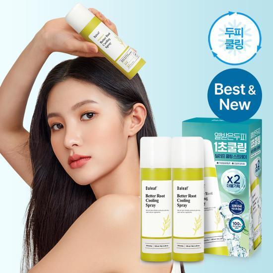 [1+1]달리프 클로렐라 베러 루트 쿨링스프레이 더블기획 (100ml+100ml)(탈모증상완화)